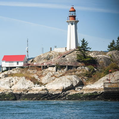 Point Atkinson, West Vancouver, is a National Historic Site of Canada