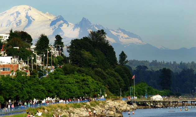 White Rock, BC campground area