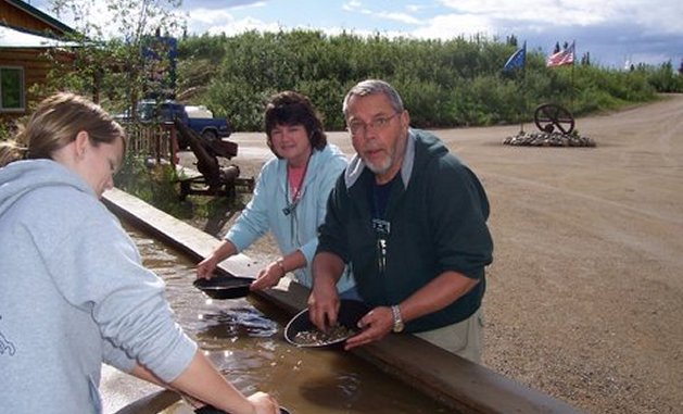 Panning for gold is just one of many experiences you can have in Alaska.