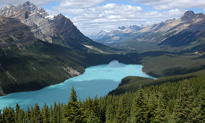 Lake viewed from above