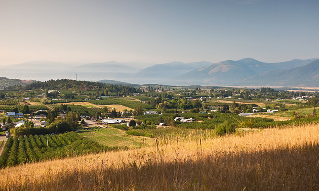 Overlooking the beautiful Creston Valley.