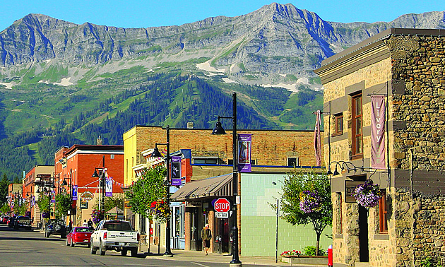 downtown Fernie, BC