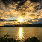 Sunset at Auke Bay.