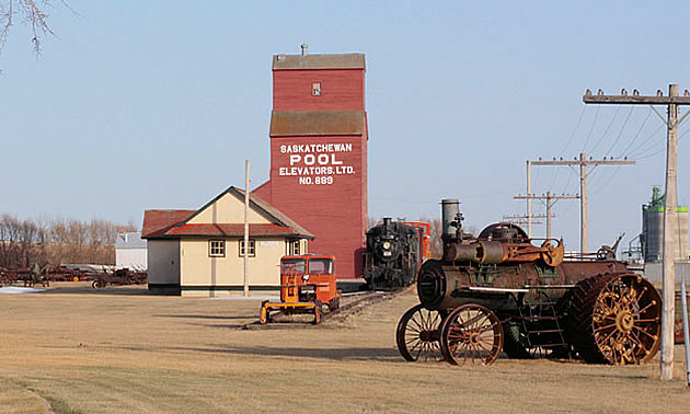 grain elevator in North battleford