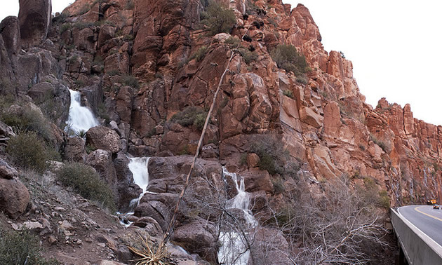 Queen Creek waterfall