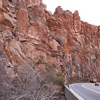 Queen Creek waterfall