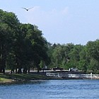 Riverside park in Richland, Washington's campground areas