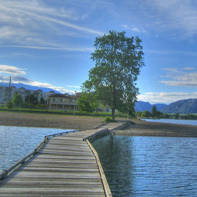 Osoyoos Lake, Canada’s warmest fresh-water lake.