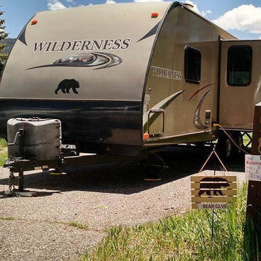 This photo was taken at Fish Lake, Utah, at the Mackinaw campground.