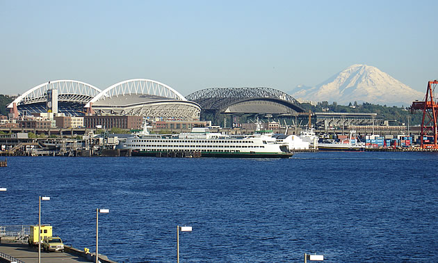 water and city skyline