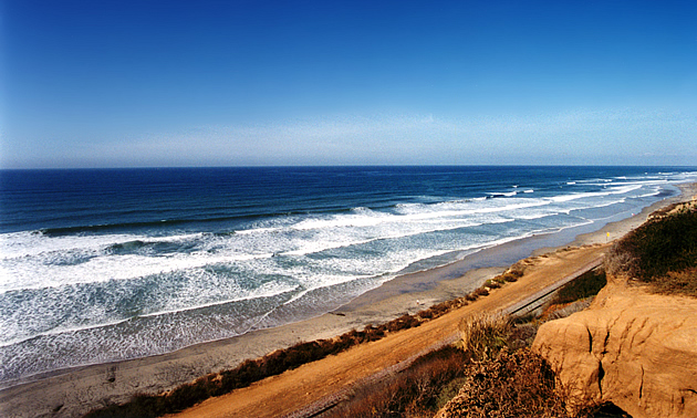 ocean coast and beach