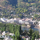 Trail BC from the top of a mountain