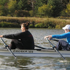 people canoeing in Vermilion, Alberta