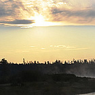 lake at sunset, West Yellowstone